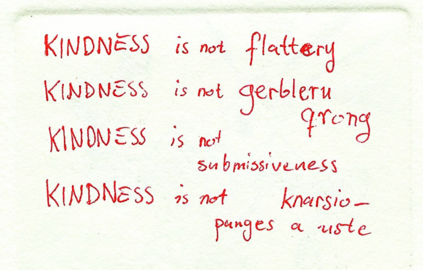 kindness